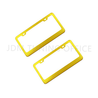 Suport universal pentru cadru pentru plăcuță de înmatriculare auto Din aliaj de aluminiu Suport pentru plăcuță de înmatriculare albastru ars Accesoriu auto pentru automobile