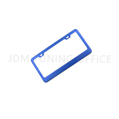 Suport universal pentru cadru pentru plăcuță de înmatriculare auto Din aliaj de aluminiu Suport pentru plăcuță de înmatriculare albastru ars Accesoriu auto pentru automobile
