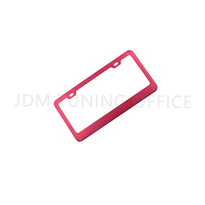 Suport universal pentru cadru pentru plăcuță de înmatriculare auto Din aliaj de aluminiu Suport pentru plăcuță de înmatriculare albastru ars Accesoriu auto pentru automobile