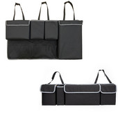 Organizator de spate pentru scaunul din spate al mașinii Geantă de depozitare pentru bancheta din spate de mare capacitate, articole diverse, depozitare, organizare de buzunar, accesorii