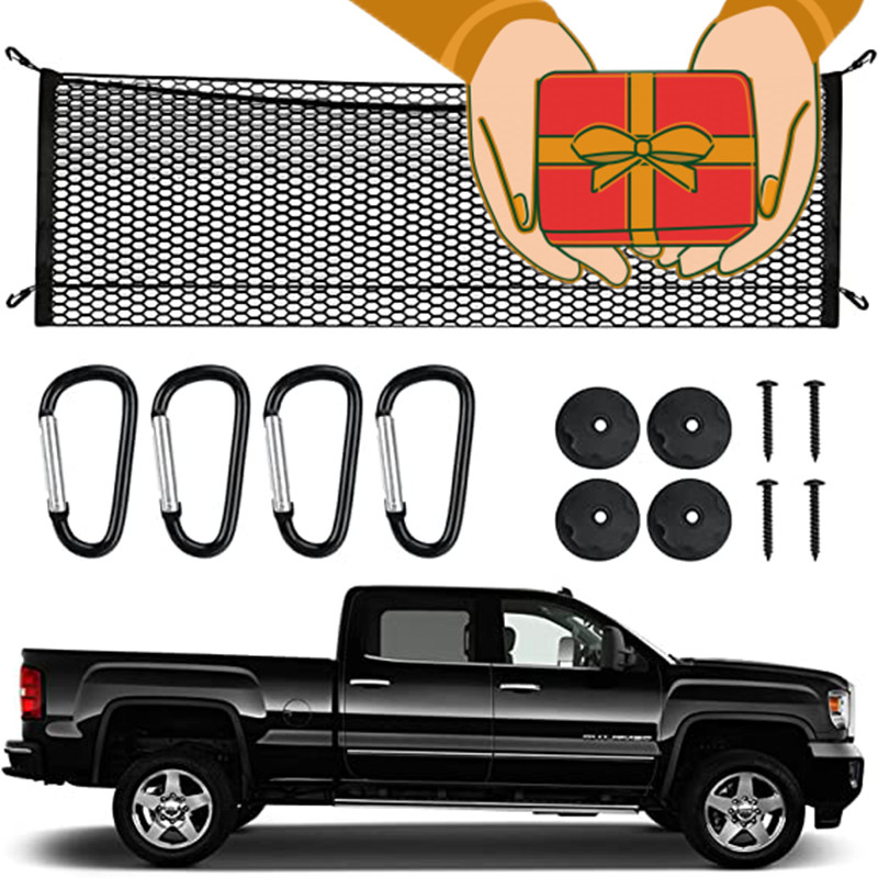 Auto pagasiruumi võrguhoidik 4 konksuga pagasihoidja võrk elastne toidupood universaalne pagasiruumi tagumine kahekordne ühekihiline pakiruum