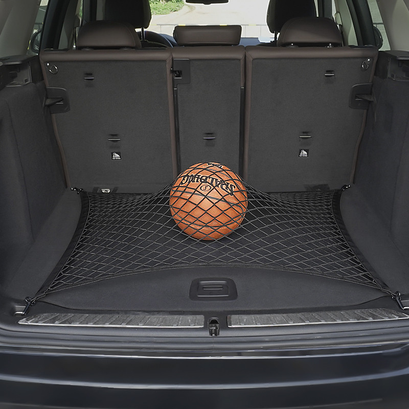 Auto pagasiruumi võrguhoidik 4 konksuga pagasihoidja võrk elastne toidupood universaalne pagasiruumi tagumine kahekordne ühekihiline pakiruum