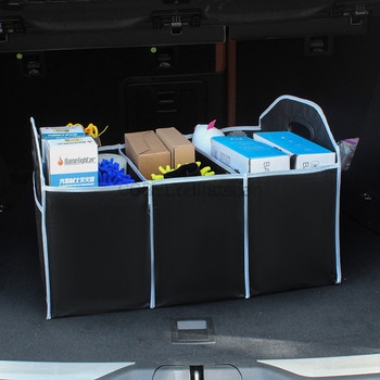 Organizer πορτμπαγκάζ αυτοκινήτου Κουτί Παιχνίδια αποθήκευσης τροφίμων Τσάντες δοχείων αυτοκινήτων Εσωτερικά αξεσουάρ διοργανωτές πορτμπαγκάζ