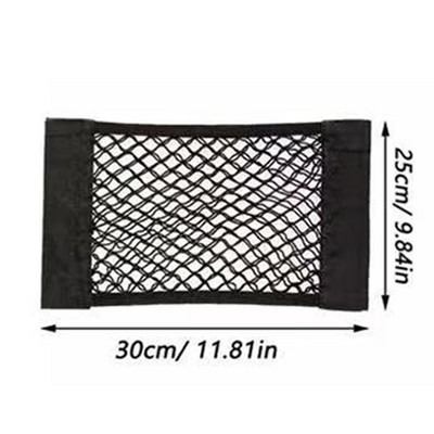 Τσάντα αποθήκευσης πορτμπαγκάζ αυτοκινήτου Διχτυωτή τσέπη Διχτυωτή οργάνωση καθίσματος Πίσω Μπότα ελαστικά μαγικά αυτοκόλλητα δίχτυα Αυτοκόλλητες τσέπες Universal εσωτερικό