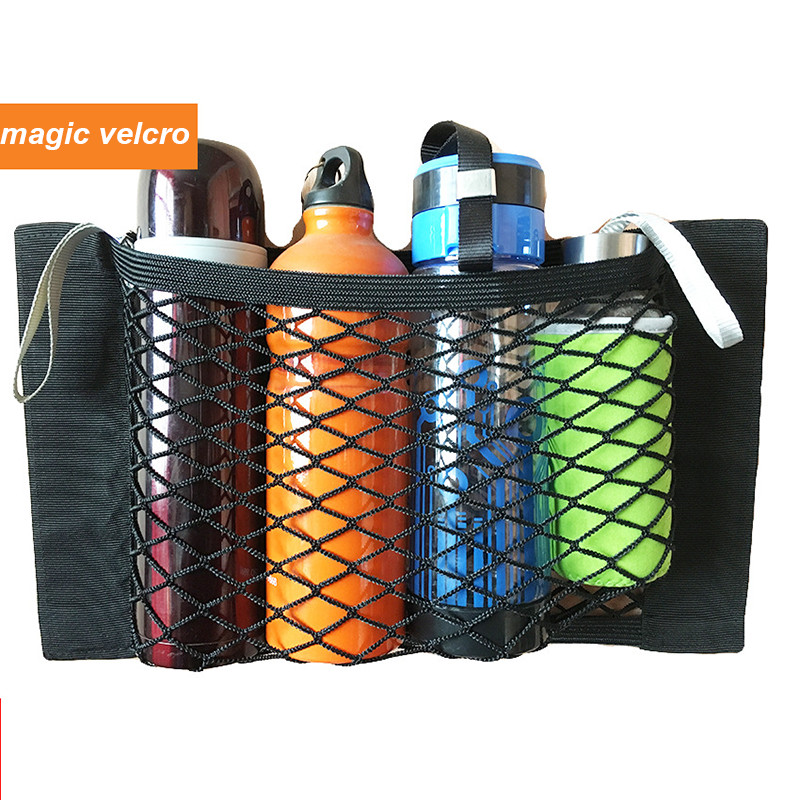 Τσάντα αποθήκευσης πορτμπαγκάζ αυτοκινήτου Διχτυωτή τσέπη Διχτυωτή οργάνωση καθίσματος Πίσω Μπότα ελαστικά μαγικά αυτοκόλλητα δίχτυα Αυτοκόλλητες τσέπες Universal εσωτερικό