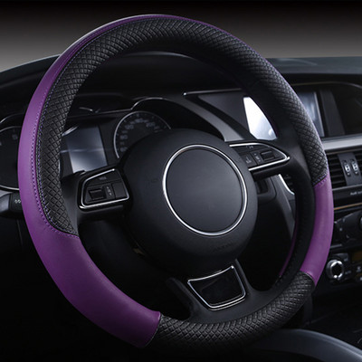 Impletitură universală pentru volan de mașină, piele de înaltă calitate, anti-alunecare, 8 culori, capac pentru volan de mașină, accesorii auto pentru stilul auto