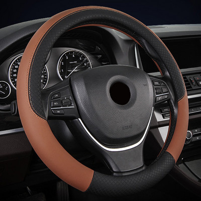 Impletitură universală pentru volan de mașină, piele de înaltă calitate, anti-alunecare, 8 culori, capac pentru volan de mașină, accesorii auto pentru stilul auto