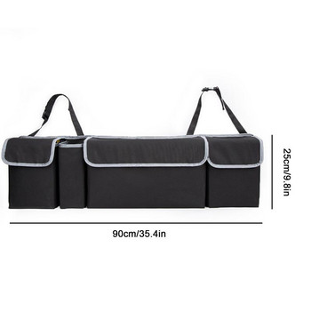 Органайзер за багажник на кола Издръжлива мрежеста чанта за съхранение на багажник за автомобил Съхранение Подреждане на интериора Аксесоари за къмпинг