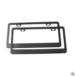 2PCS Univerzalni okvir registarske pločice Plastični nosač okvira registarske pločice od karbonskih vlakana sa standardnim kompletom vijaka