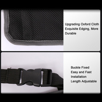 Органайзер за облегалката на задната седалка на колата Водоустойчива чанта за съхранение на багажника на колата Мрежест джоб Събиране Подреждане Интериор Аксесоари за къмпинг