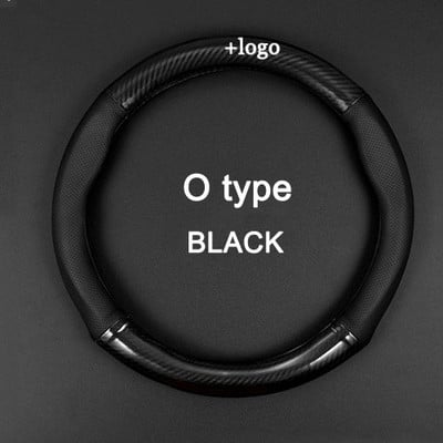 Kožený poťah na volant MIDOON z uhlíkových vlákien pre Škoda Octavia, Kodiaq, Rapid, Fabia, Yeti, Karoq