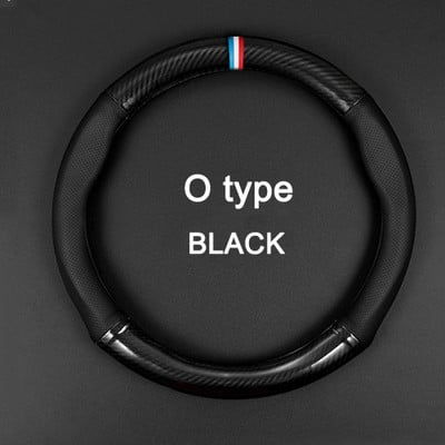 Kožený poťah na volant MIDOON z uhlíkových vlákien pre Škoda Octavia, Kodiaq, Rapid, Fabia, Yeti, Karoq