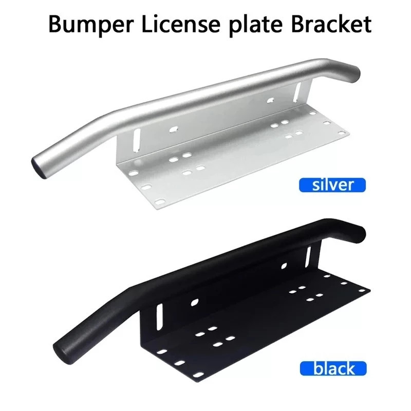 Suport pentru plăcuță de înmatriculare pentru bara de protecție față de 23" pentru Jeep Wrangler JK Offroad SUV, bară de lumină de lucru cu LED, suport de montare pentru reflectoare de ceață