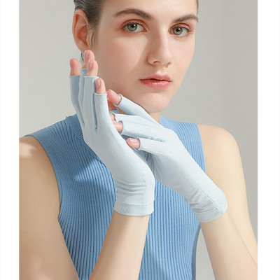 Анти UV гел щит ръкавица UV маникюр без пръсти Nail Art LED лампа Нокти Сушилня Защита на ръцете Ръкавици за нокти