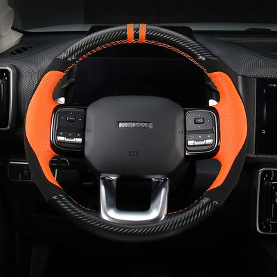 GWM Haval Dargo 2021 2022 Car Stylinghez, kézzel varrott csúszásmentes bőr kormányburkolat belső módosítási tartozékokhoz