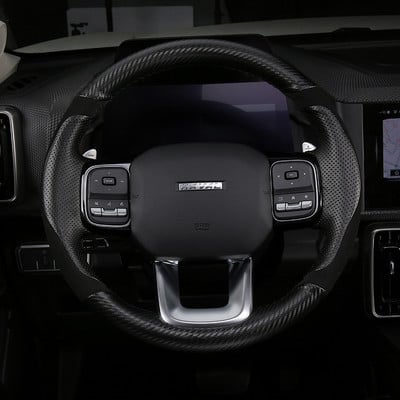 GWM Haval Dargo 2021 2022 Car Stylinghez, kézzel varrott csúszásmentes bőr kormányburkolat belső módosítási tartozékokhoz