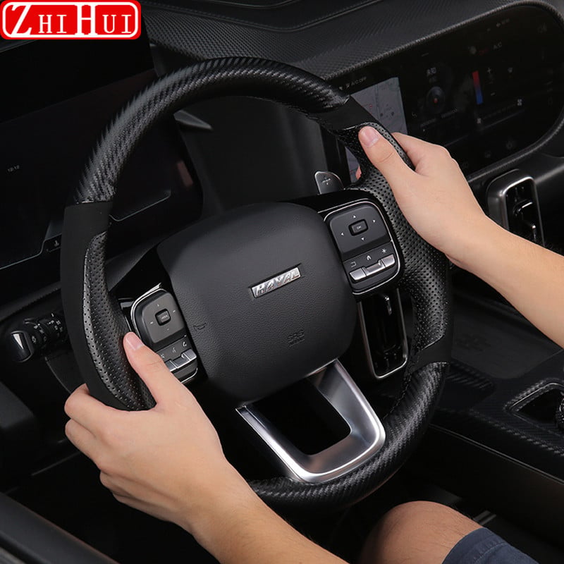 GWM Haval Dargo 2021 2022 Car Stylinghez, kézzel varrott csúszásmentes bőr kormányburkolat belső módosítási tartozékokhoz
