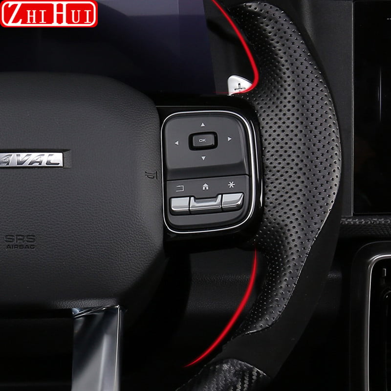 GWM Haval Dargo 2021 2022 Car Stylinghez, kézzel varrott csúszásmentes bőr kormányburkolat belső módosítási tartozékokhoz