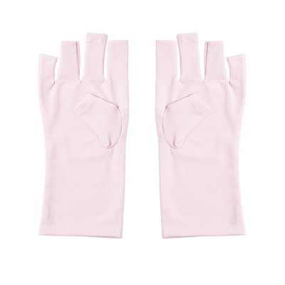 1 par novih mekih i laganih rukavica bez prstiju za zaštitu od UV zračenja UV zaštita LED svjetiljka za sušenje noktiju Svjetlosni alat Jedna veličina