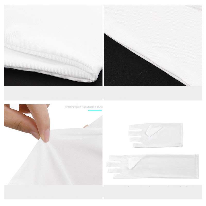 1 par rukavica za zaštitu od UV zračenja Rukavice za zaštitu od UV zračenja Zaštita za Nail Art Gel UV LED lampa Sušilo za nokte Salon za manikuru