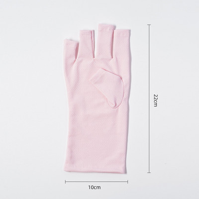 BQAN 2 τμχ Αντι UV Γάντια νυχιών UV Gel Shield Γάντι Μανικιούρ χωρίς δάχτυλα Εργαλεία νυχιών τέχνης Λάμπα LED Νύχια Στεγνωτήριο Ακτινοβολία Χεριού