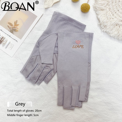 BQAN 2 τμχ Αντι UV Γάντια νυχιών UV Gel Shield Γάντι Μανικιούρ χωρίς δάχτυλα Εργαλεία νυχιών τέχνης Λάμπα LED Νύχια Στεγνωτήριο Ακτινοβολία Χεριού