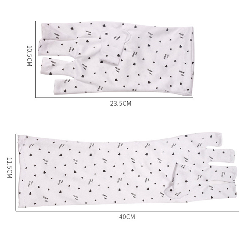 1 pereche de mănuși de protecție împotriva radiațiilor UV Lampă cu LED-uri Mănuși de protecție UV pentru unghii pentru uscător de unghii cu gel pentru unghii.