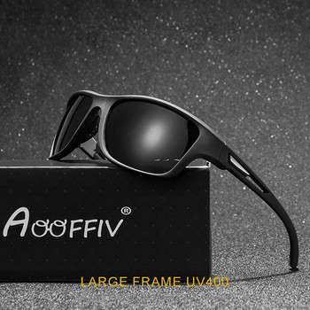 Нови мъжки поляризирани слънчеви очила за спорт на открито Мъжки сенници за шофиране Реколта Колоездене Слънчеви очила Очила за нощно виждане за мъже UV400