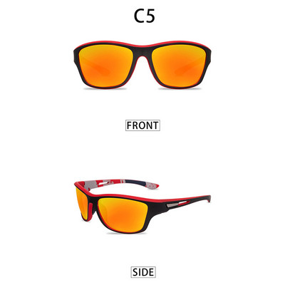 Jaunas Outdoor Sport Vīriešu Polarizētas Saulesbrilles Vīriešu Braukšanas Aizsargi Vintage Riteņbraukšanas Saulesbrilles Nakts redzamības Brilles Vīriešiem UV400