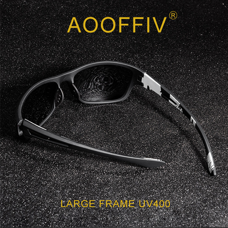 Nauji Outdoor Sport Vyriški poliarizuoti akiniai nuo saulės Vyriški vairavimo šešėliai Vintažiniai dviračių akiniai nuo saulės naktinio matymo akiniai vyrams UV400