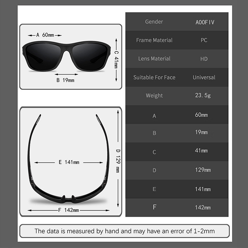Nauji Outdoor Sport Vyriški poliarizuoti akiniai nuo saulės Vyriški vairavimo šešėliai Vintažiniai dviračių akiniai nuo saulės naktinio matymo akiniai vyrams UV400