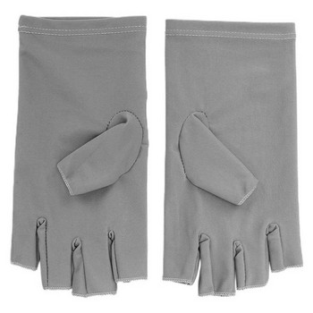 Професионални влакнести памучни анти-UV ръкавици Nail Art UV Shield Gloves Маникюрна ръкавица Инструменти за нокти