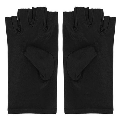 Mănuși profesionale din bumbac din fibră anti UV Nail Art Mănuși cu scut UV Mănuși pentru manichiură Instrumente pentru unghii