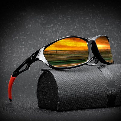 2022 Νέα Polarized ανδρικά γυαλιά ηλίου επώνυμα σχεδιαστής Τετράγωνα αθλητικά γυαλιά ηλίου για άντρες Οδήγηση Ψάρεμα Μαύρο σκελετό γυαλιά UV400