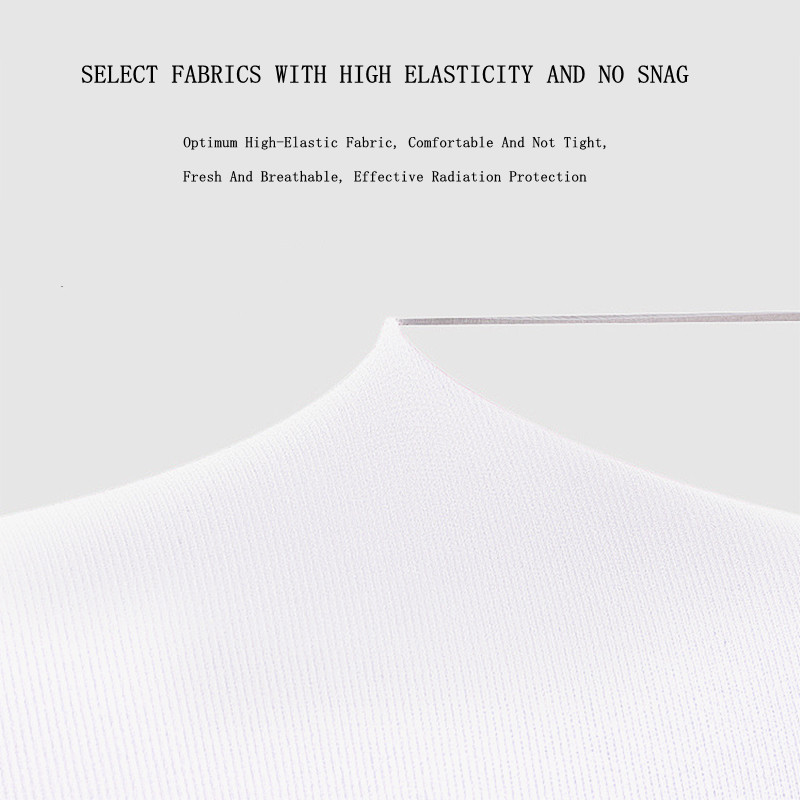 Pora Anti UV LED lempos pirštinės Nail Art Gel Anti UV ilga pirštinė nagų džiovintuvas šviesos spinduliuotės apsauga rankų apsaugos minkštas įrankis