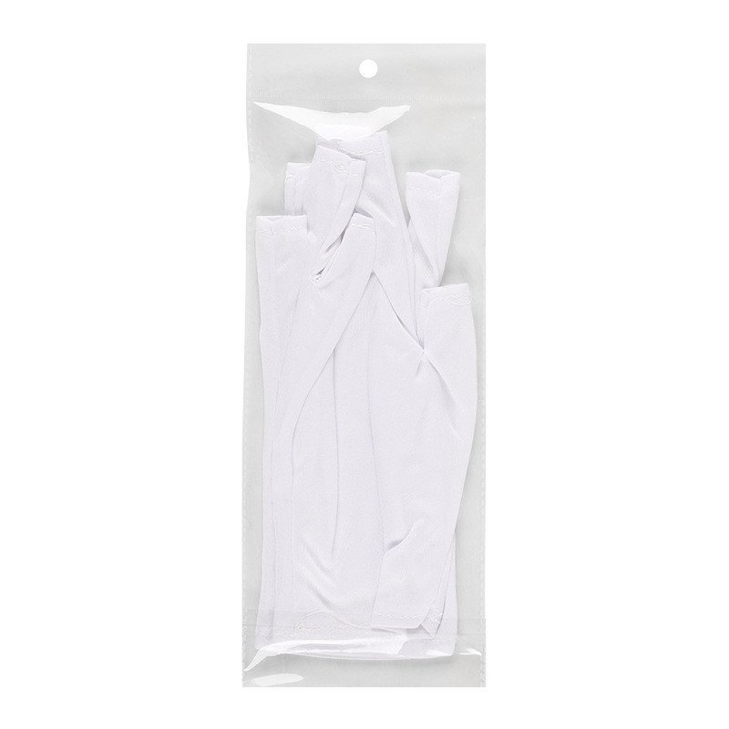 Pora Anti UV LED lempos pirštinės Nail Art Gel Anti UV ilga pirštinė nagų džiovintuvas šviesos spinduliuotės apsauga rankų apsaugos minkštas įrankis