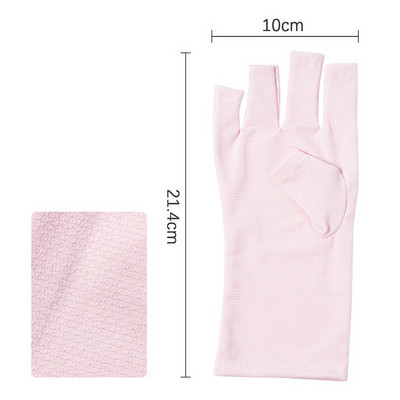 Nail Art Glove UV Protection Glove Anti UV Radiation Protection Gloves Protector for Nail Art Gel UV LED Lamp Alat