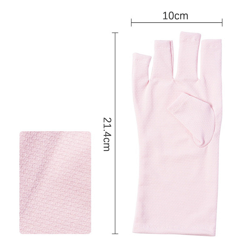 Nail Art Glove UV Protection Glove Anti UV Radiation Protection Gloves Protector for Nail Art Gel UV LED Lamp Alat