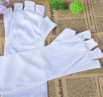 2 τμχ Anti Uv Rays Protect Gloves Nail Gloves Led Lamp Nail Uv Protection Radiation Proof Glove Manicure Nail Art Tools