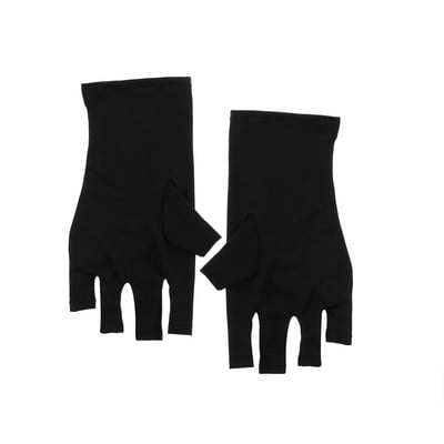 1 pereche Mănuși de protecție împotriva razelor Uv Mănuși pentru unghii Lampă cu LED Protecție Uv pentru unghii Mănuși rezistente la radiații Manichiură Instrumente pentru arta unghiilor