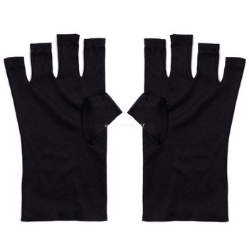 Anti-UV Gloves for Nail Lamp Light Nail-Dryer Protect Hands Salons Use Driving Fingerless Gloves for Woman Anti-UV Dropship