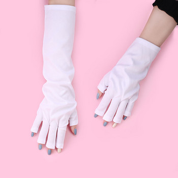 1 Pair Anti-UV Radiation Nail Protection Gloves Gloves Open-Toed Gloves UV Lamp Gel Polish Dryer For Radiator Nails Art Tool