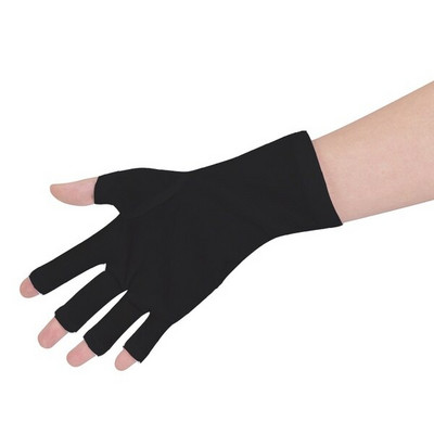 1 pora 25/40 cm nagų dailė Anti-ultravioletinė pirštinės su atviromis pirštinėmis, apsauga nuo UV spindulių lempos, gelio lako antgaliai.