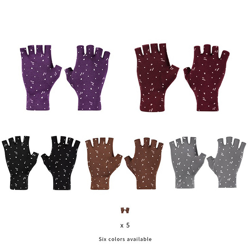 Apsauga nuo UV spindulių pirštinės Nagų dailės pirštinės Apsauginė nuo UV spindulių pirštinė nuo UV spinduliuotės apsauga nagų dailės geliui UV LED lempos manikiūras