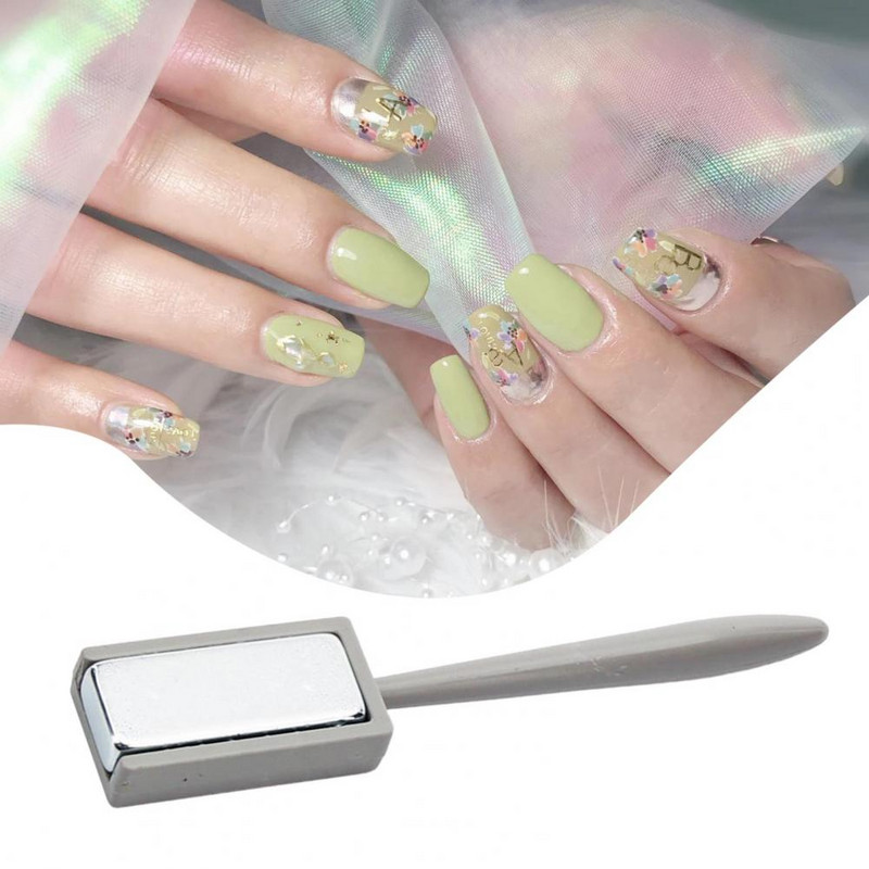 Cat Eyes Magnet Stick Storinantis Lengvas valdymas Magnetinis manikiūro lazdelė Manikiūro įrankis Nagų lako pudra Magnetinė lazdelė