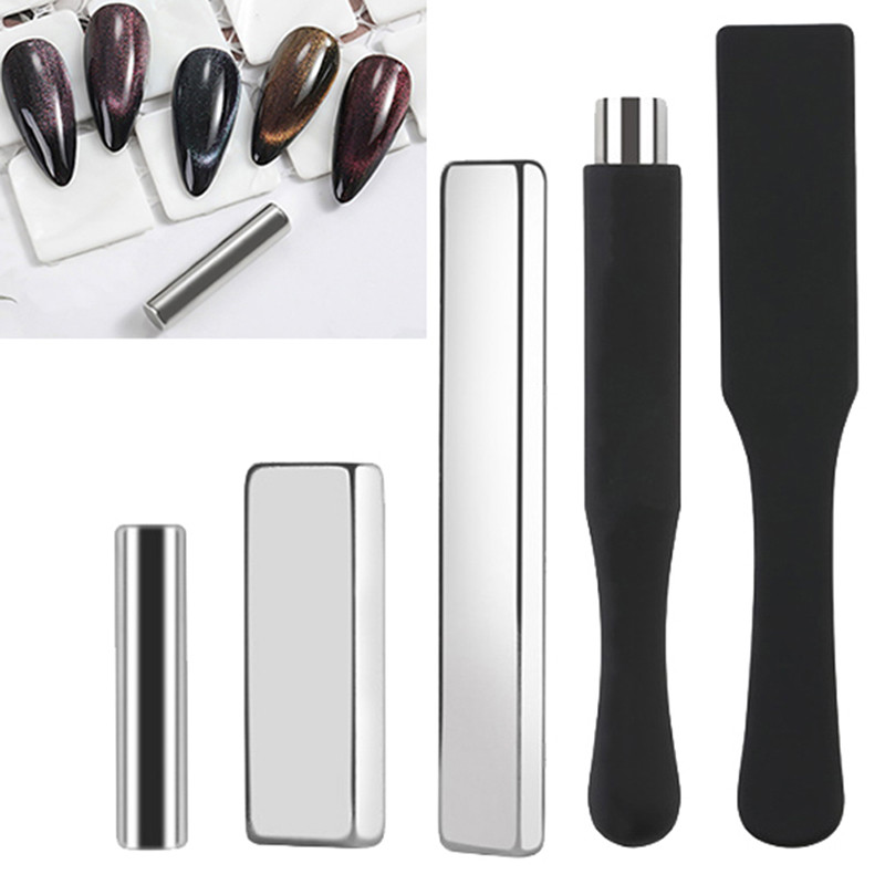 1 tk 3D-efektiga küünekünte magnetiline viilutahvel UV-geellaki jaoks DIY küünetööriist Cat Eye Magnet küünepulk, tugev