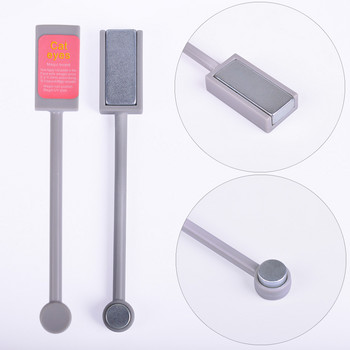 1бр Котешки очи Магнит Nail Art Stick 9D Strong Effect Line Strip Round Magnetic for Nail Gel Polish Manicure Nail Tools NL035