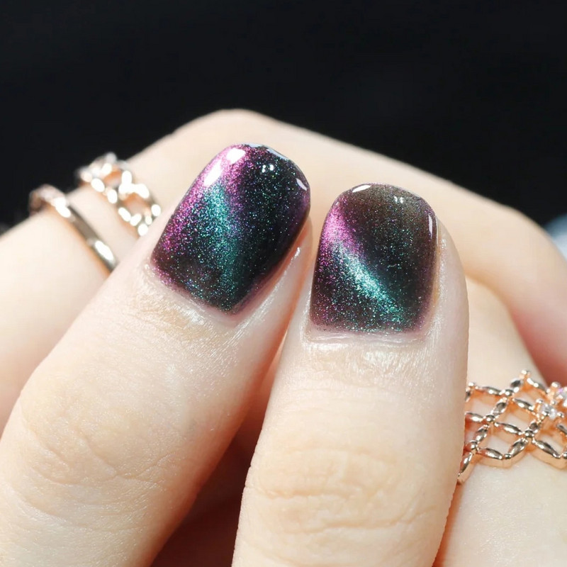 1vnt Cat Eyes Magnet Nail Art Stick 9D Strong Effect Linijinė juostelė apvali magnetinė nagų gelinio lakavimo manikiūro nagų įrankiams NL035