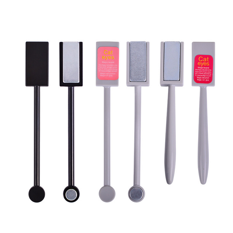 1vnt Cat Eyes Magnet Nail Art Stick 9D Strong Effect Linijinė juostelė apvali magnetinė nagų gelinio lakavimo manikiūro nagų įrankiams NL035