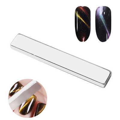 Placă stick magnetică pentru arta unghiilor pentru lac cu gel 9D Ochi de pisică Efect de bandă Formă rotundă pătrată Instrument magnetic puternic pentru unghii